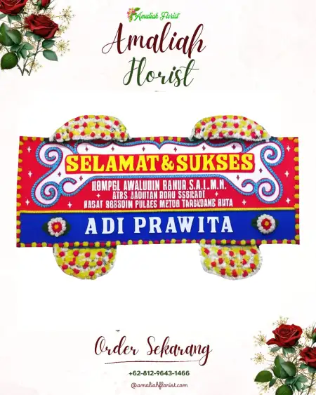 Papan Bunga Ucapan Selamat Sutopati